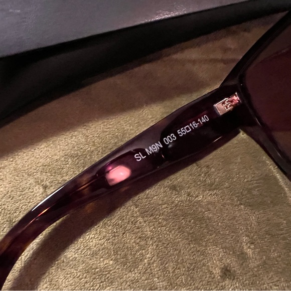 YSL SL M9N 003 square, tortoise sunglasses - Picture 9 of 14